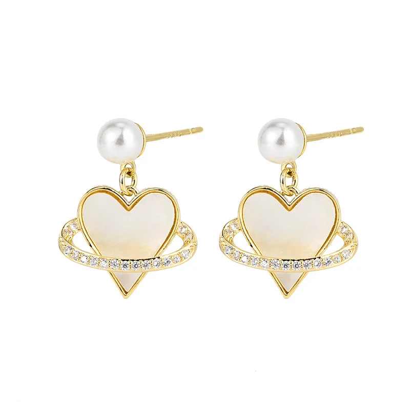 2022 New Fashion Women Elegant Nature Pearl White Shell Heart Zircon Circle Around Earring Women Sexy Party Earring Jewerly
2022 New Fashion Women Elegant Nature Pearl White Shell Heart Zircon Circle Around Earring Women Sexy Party Earring Jewerly