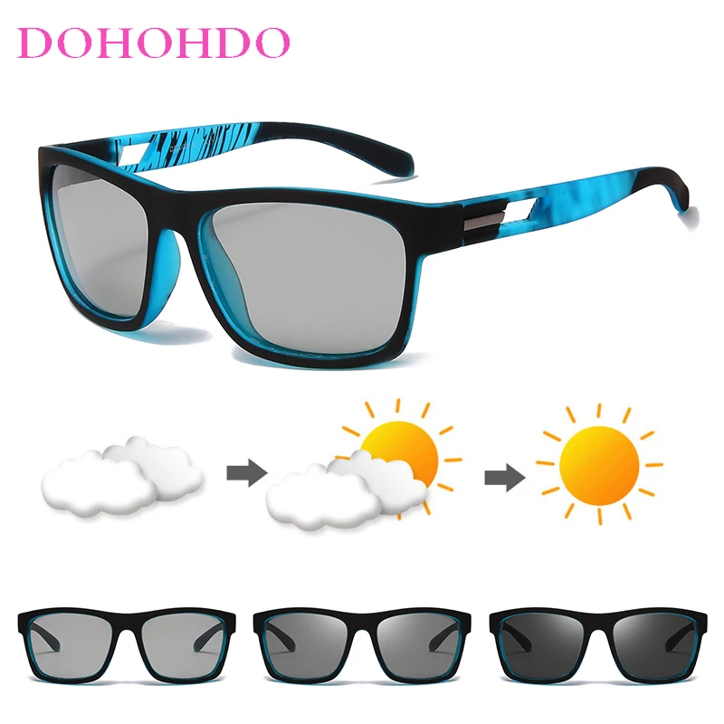 Fashion Men Photochromic Sunglasses Polarized Sports Goggles Chameleon Color Changing Anti Glare Driving Sun Glasses Women Gafas
Fashion Men Photochromic Sunglasses Polarized Sports Goggles Chameleon Color Changing Anti Glare Driving Sun Glasses Women Gafas