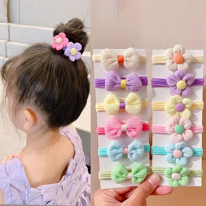 6PCS New Sweet Flower Bow Kids Girls Elastic Hair Bands Children Hair Ties Princess Hair Accessories Baby Cute Headwear
6PCS New Sweet Flower Bow Kids Girls Elastic Hair Bands Children Hair Ties Princess Hair Accessories Baby Cute Headwear