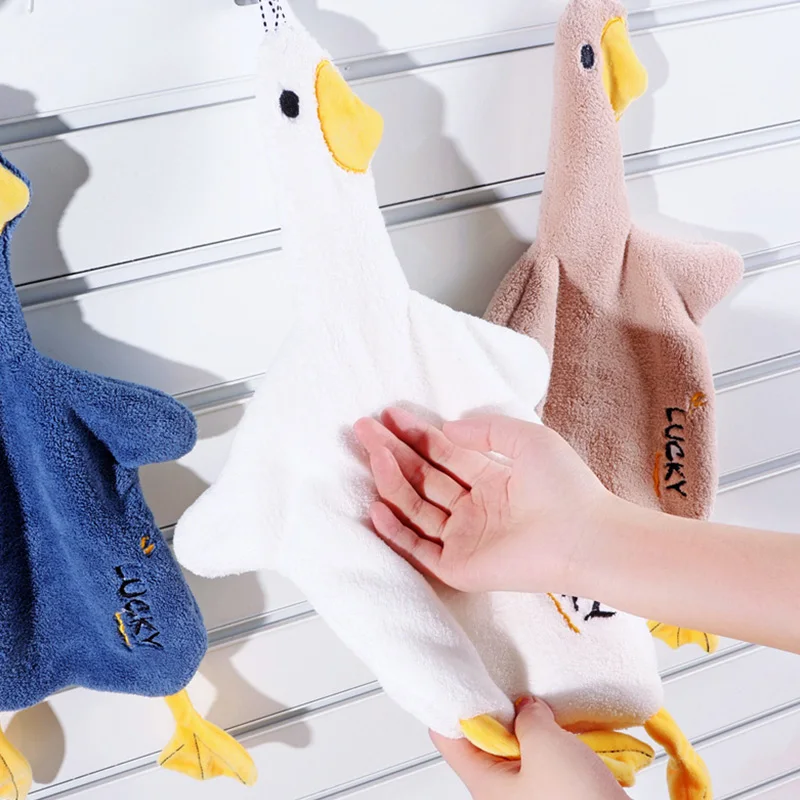 Hangable Dishcloths Coral Fleece Towel Soft Thick Cartoon Animal Cute Duck Napkin Absorbent Towel Handkerchief Cleaning Cloth
Hangable Dishcloths Coral Fleece Towel Soft Thick Cartoon Animal Cute Duck Napkin Absorbent Towel Handkerchief Cleaning Cloth