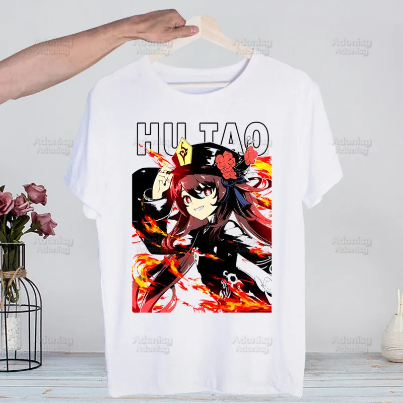 Hu Tao And Ghost Harajuku Man T Shirts Genshin Impact Game Anime Tees Shirt Tops Design Short-Sleeved Aesthetic Anime T Shirt
Hu Tao And Ghost Harajuku Man T Shirts Genshin Impact Game Anime Tees Shirt Tops Design Short-Sleeved Aesthetic Anime T Shirt
