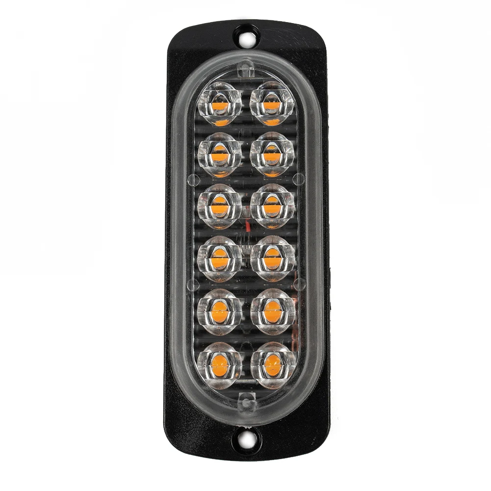 1x Yellow 12 LED Car Truck Urgent Always Bright Light Lamp DC 12-24V 36W 3W/LED Plastic Shell Transparent Lens W/Screws
1x Yellow 12 LED Car Truck Urgent Always Bright Light Lamp DC 12-24V 36W 3W/LED Plastic Shell Transparent Lens W/Screws