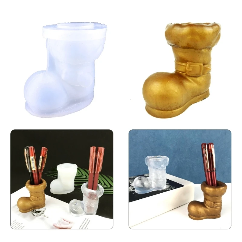 DIY Crystal Epoxy Resin Moulds Silicone Storage Box Moulds Christmas Boots Shape Hand Making Accessories for Hand Making D0LC
DIY Crystal Epoxy Resin Moulds Silicone Storage Box Moulds Christmas Boots Shape Hand Making Accessories for Hand Making D0LC