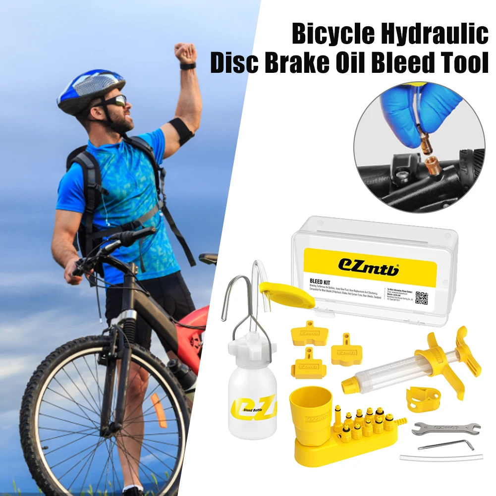 Bicycle Hydraulic Disc Brake Oil Bleed Kit Tools For SRAM SHIMANO MAGURA Avid Series MTB Road Bike Brake Repair Tool
Bicycle Hydraulic Disc Brake Oil Bleed Kit Tools For SRAM SHIMANO MAGURA Avid Series MTB Road Bike Brake Repair Tool
