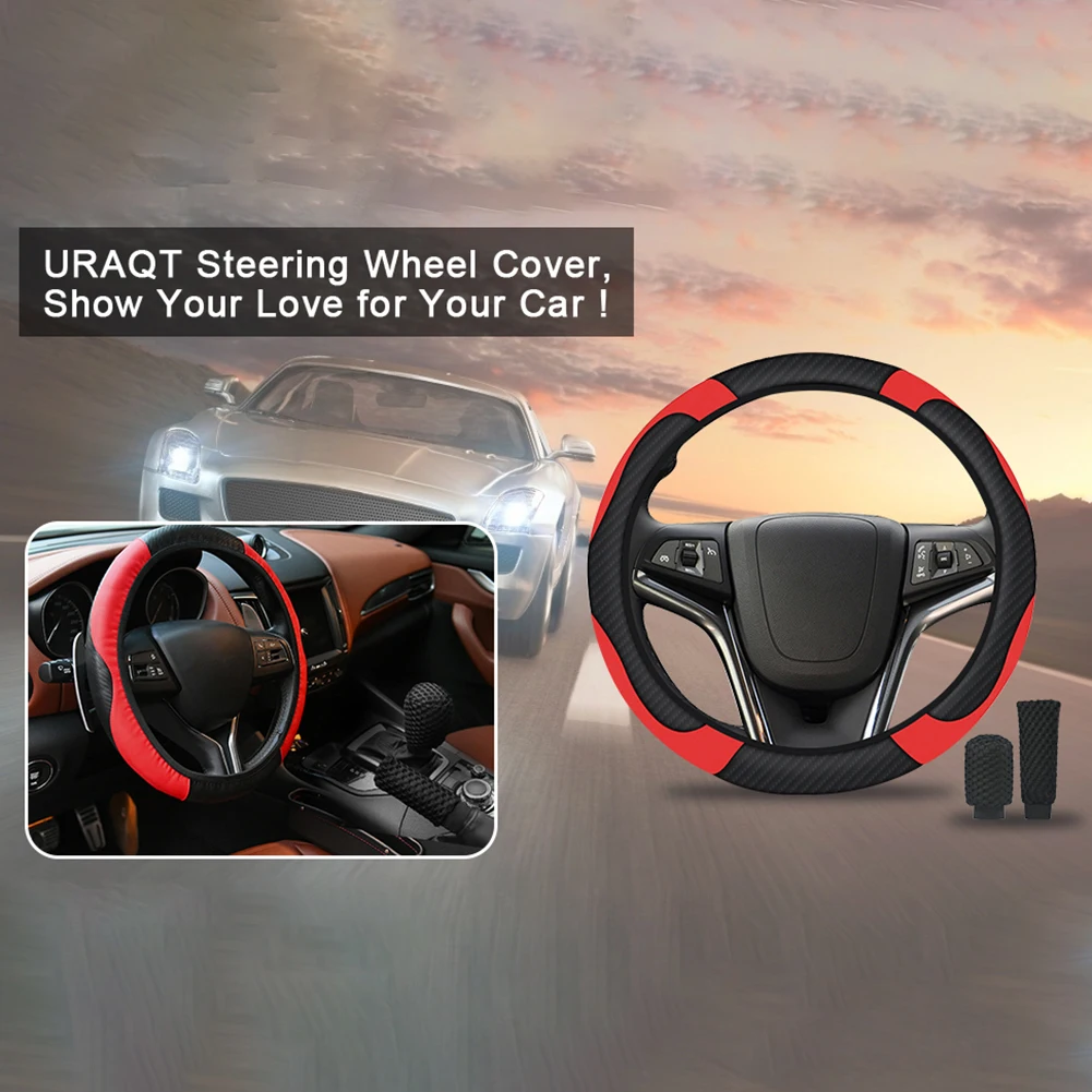 Handbrake Cover Steering Wheel Cover 37-38cm For Wheels 3PCS/set Black Red Car Interior Microfiber Leather Skid-proof
Handbrake Cover Steering Wheel Cover 37-38cm For Wheels 3PCS/set Black Red Car Interior Microfiber Leather Skid-proof