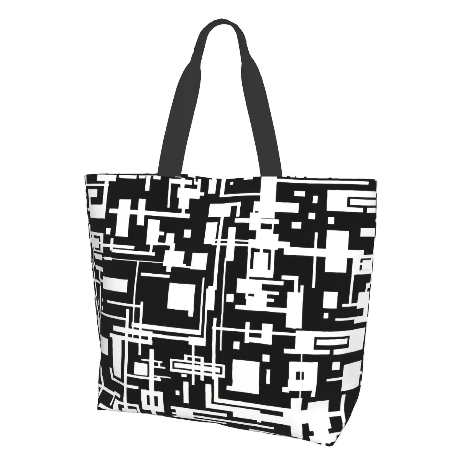 Black and White Geometric Extra Large Grocery Bag Abstract Modern Style Reusable Tote Bag Shopping Travel Storage Tote
Black and White Geometric Extra Large Grocery Bag Abstract Modern Style Reusable Tote Bag Shopping Travel Storage Tote