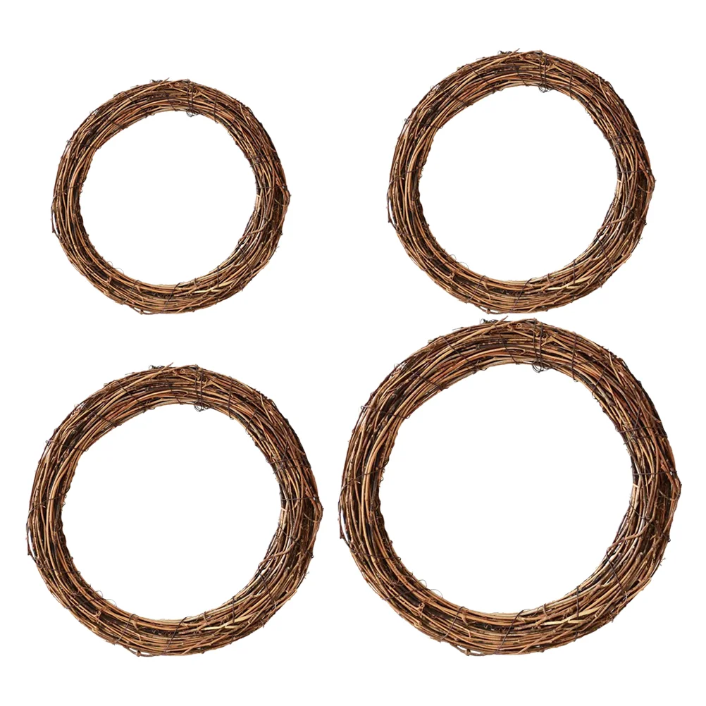 4pcs Simple Decorative Rattan Ring Hanging Rattan Garland DIY Rattan for Festival DIY
4pcs Simple Decorative Rattan Ring Hanging Rattan Garland DIY Rattan for Festival DIY
