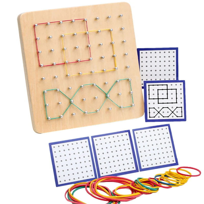 Mathematics Operation Nail Board Teaching Aid With Rubber Band Children's Puzzle Mathematics Geometry Puzzle Toy
Mathematics Operation Nail Board Teaching Aid With Rubber Band Children's Puzzle Mathematics Geometry Puzzle Toy