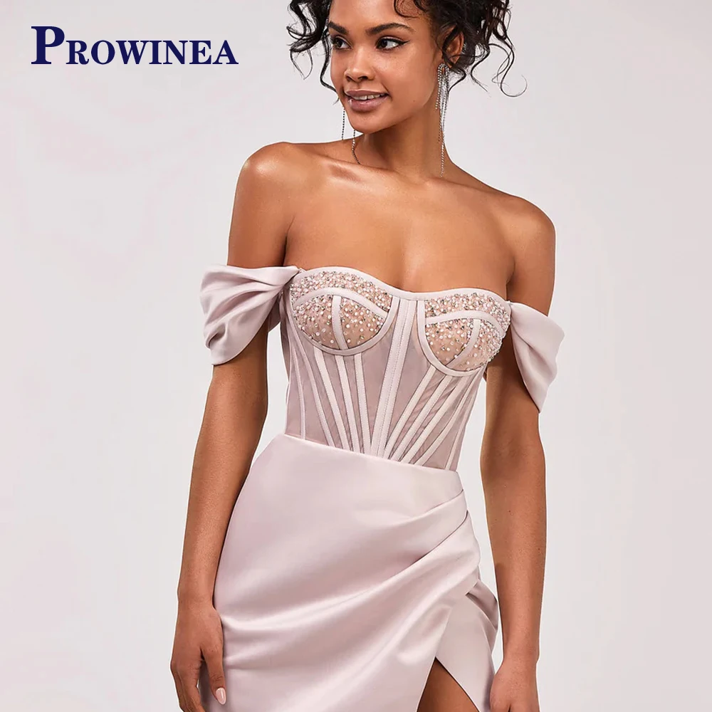 PROWINEA Pink Strapless Sexy Evening Dresses for Women Wedding Guest Backless Beading Formal Party Gowns Customised Abendkleide
PROWINEA Pink Strapless Sexy Evening Dresses for Women Wedding Guest Backless Beading Formal Party Gowns Customised Abendkleide