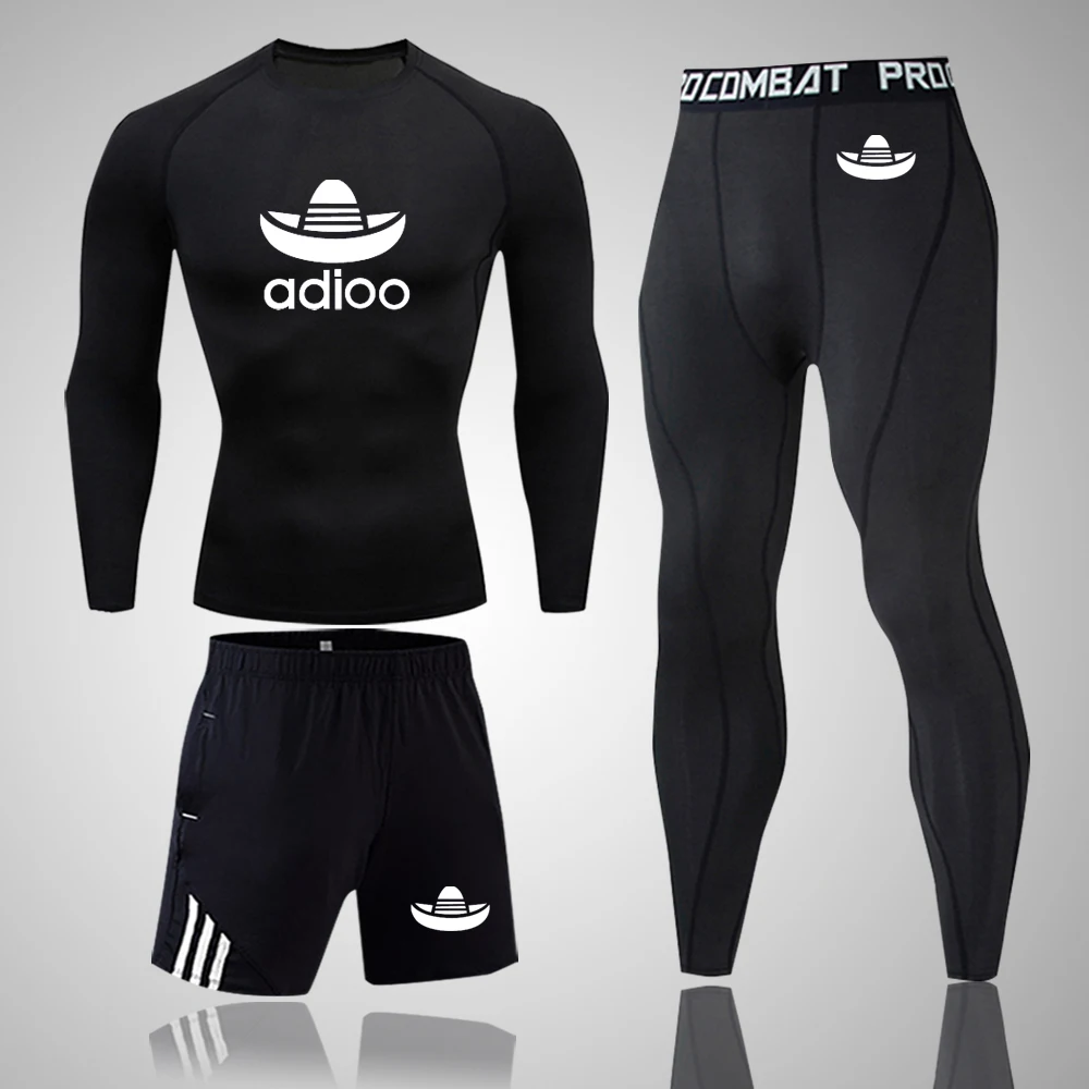 Winter Men's Thermal Underwear Set Compression Base Layer Long Sleeve T-Shirt Leggings Sports Cool Running Fitness Tights
Winter Men's Thermal Underwear Set Compression Base Layer Long Sleeve T-Shirt Leggings Sports Cool Running Fitness Tights