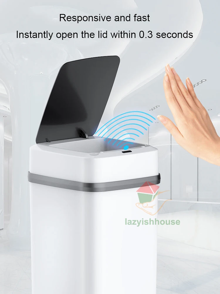 13L/15L Smart Trash Can Kitchen Trash Bin Bathroom Touch Trash Can In The Toilet Smart Garbage Container Waste Bins Dustbin
13L/15L Smart Trash Can Kitchen Trash Bin Bathroom Touch Trash Can In The Toilet Smart Garbage Container Waste Bins Dustbin