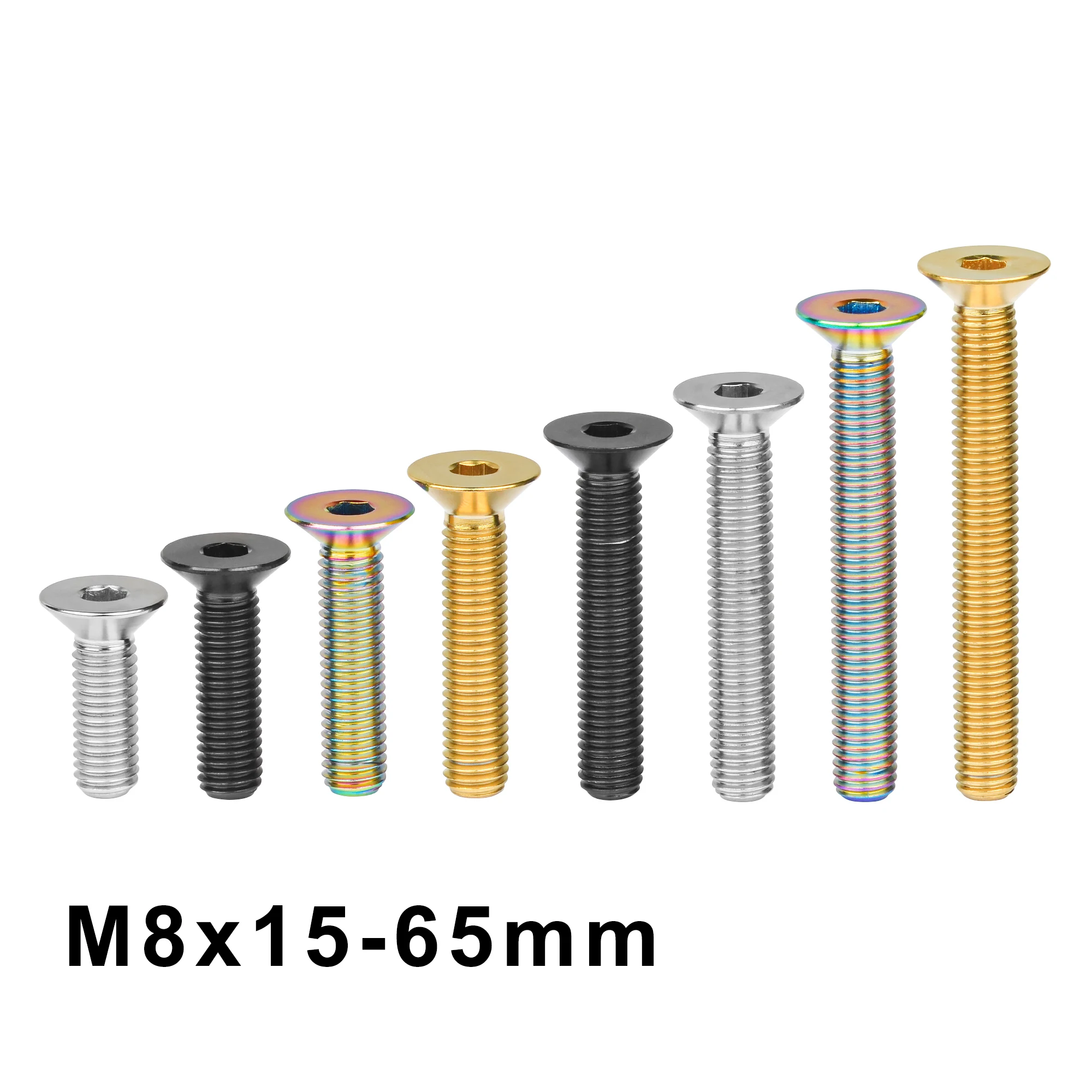 Титановые болты Weiqijie M8x 15 20 25 30 35 40 45 50 60 65 мм болты с потайной головкой для велосипеда мотоцикла
Титановые болты Weiqijie M8x 15 20 25 30 35 40 45 50 60 65 мм болты с потайной головкой для велосипеда мотоцикла