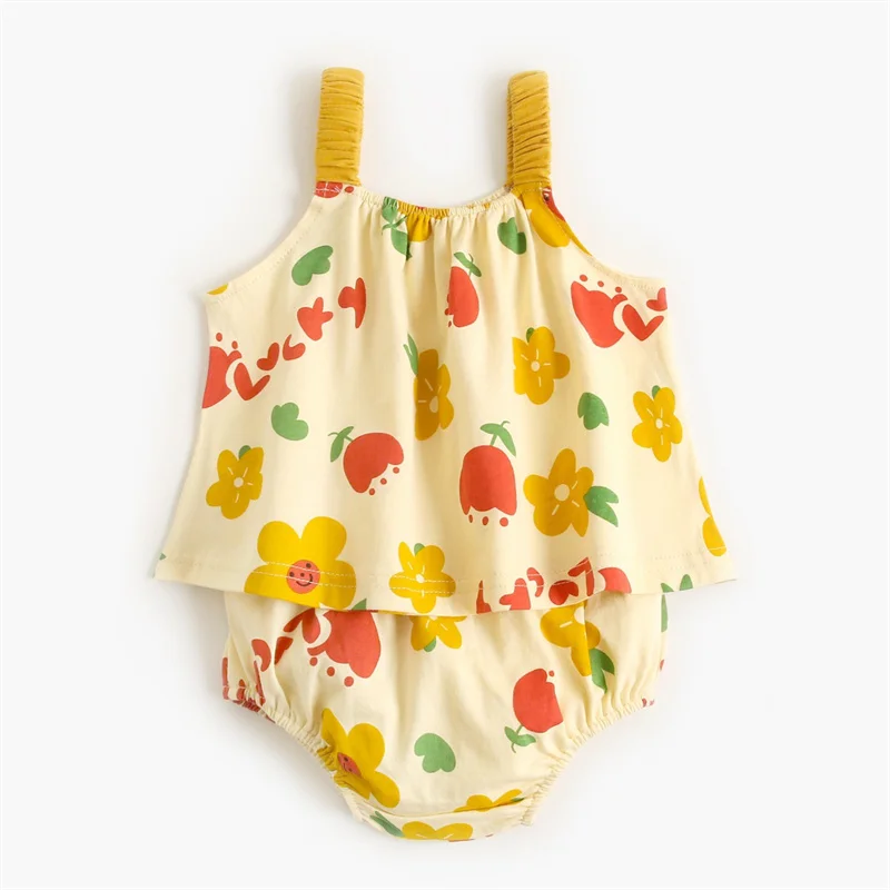 Lawadka 0-24M 2022 Summer Infant Baby Girls Set Print Fashion Clothes For Newborns Sleeveless Vest and PP Short 2Pcs Set Costume
Lawadka 0-24M 2022 Summer Infant Baby Girls Set Print Fashion Clothes For Newborns Sleeveless Vest and PP Short 2Pcs Set Costume