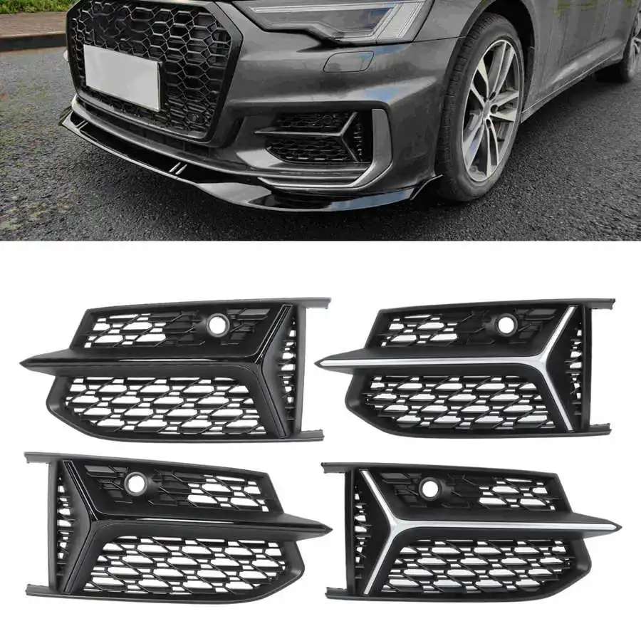 1 Pair Glossy Black Honeycombs Mesh Fog Light Lamp Cover Grilles Grills for RS6 Style Fit for Audi A6 C8 S6 S-Line 2019 2020 fas
1 Pair Glossy Black Honeycombs Mesh Fog Light Lamp Cover Grilles Grills for RS6 Style Fit for Audi A6 C8 S6 S-Line 2019 2020 fas