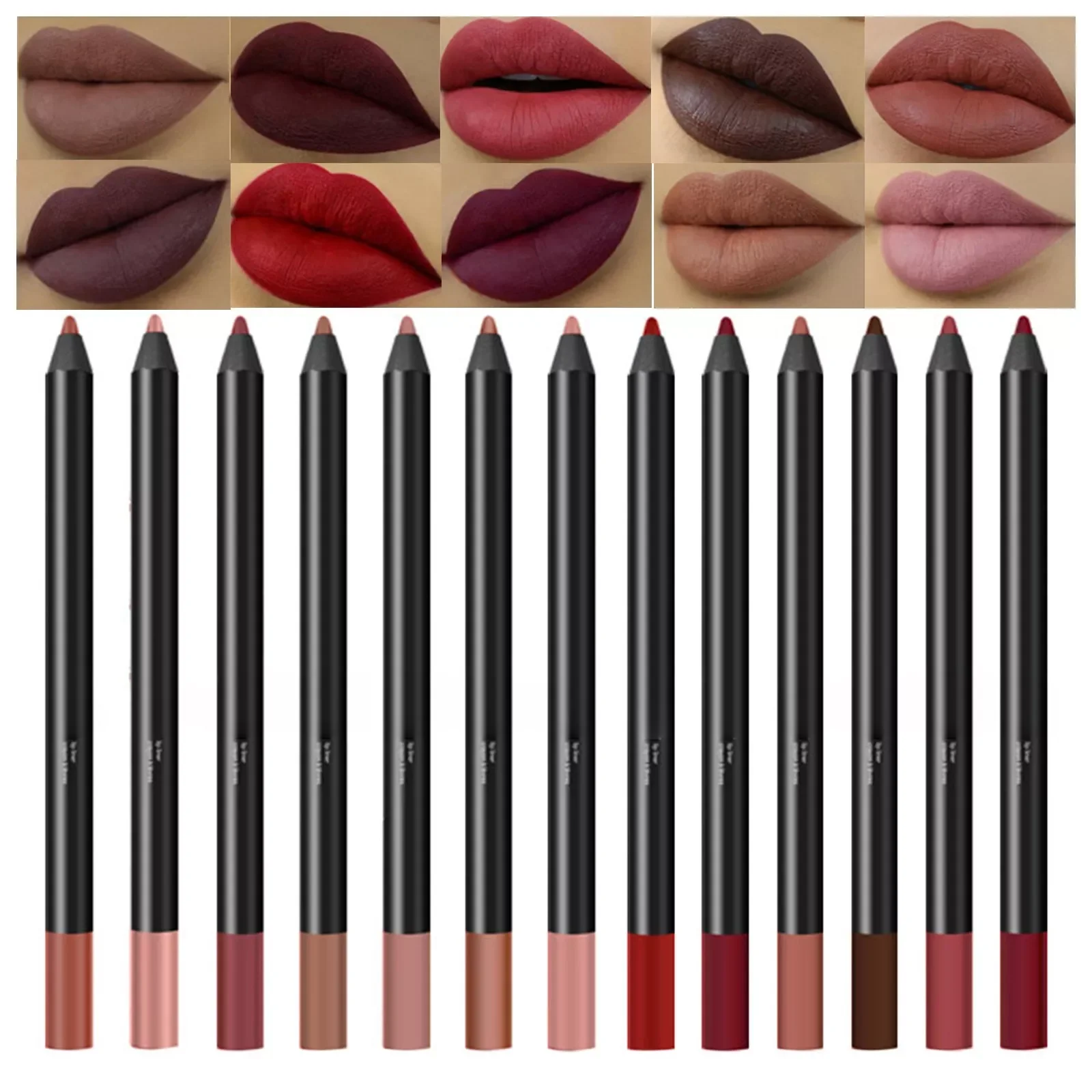 NEW2023 12 Lip Liner Easy To Color Without Lipstick Long Lasting Lipstick Waterproof Lip Gloss Lip Gloss High Value Lipstick
NEW2023 12 Lip Liner Easy To Color Without Lipstick Long Lasting Lipstick Waterproof Lip Gloss Lip Gloss High Value Lipstick