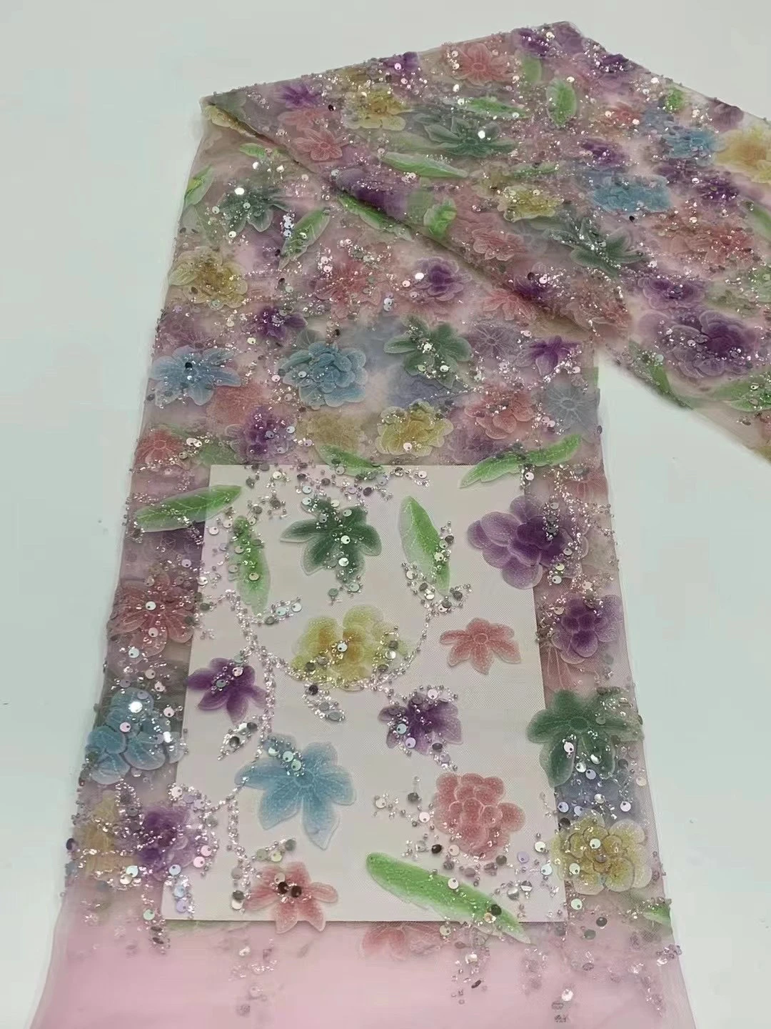 Latest Africa Embroidered Tulle Net Fabric With Beads High Quality Luxury Sequins Net Lace For Evening Or Party Dress
Latest Africa Embroidered Tulle Net Fabric With Beads High Quality Luxury Sequins Net Lace For Evening Or Party Dress
