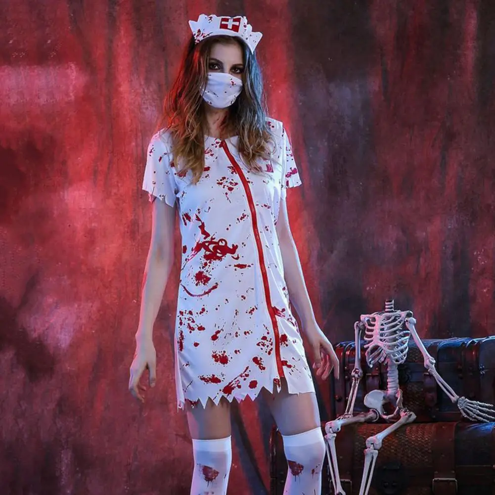 Costume Prom Party Cosplay Outfits Spooky Halloween Nurse Doctor Couple Costumes for Terrifying Role Play Blood for Adults
Costume Prom Party Cosplay Outfits Spooky Halloween Nurse Doctor Couple Costumes for Terrifying Role Play Blood for Adults