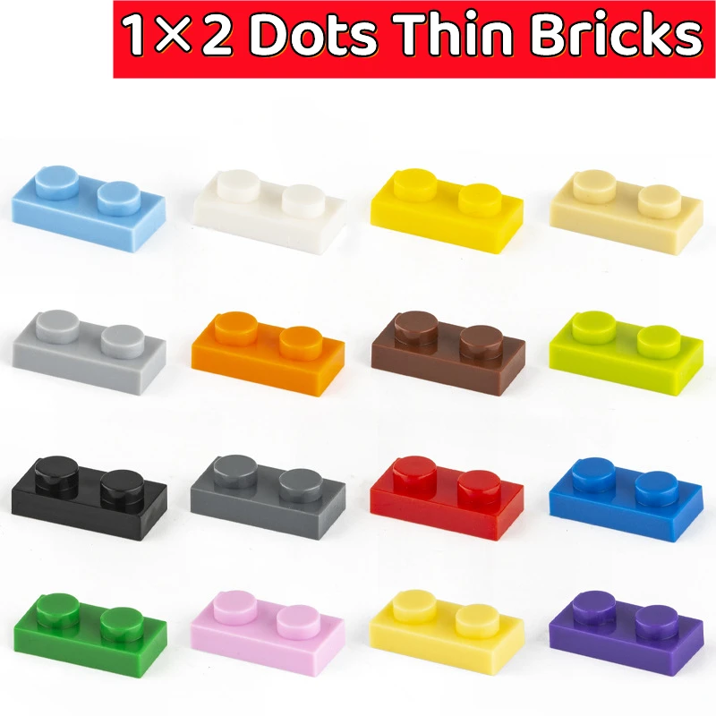 300 шт./лот, детали для конструктора, пластина, 1 × 2, тонкие кирпичи, совместимые с фигурами 3023 Moc, Детская сборка, строительные игрушки, подарок
300 шт./лот, детали для конструктора, пластина, 1 × 2, тонкие кирпичи, совместимые с фигурами 3023 Moc, Детская сборка, строительные игрушки, подарок