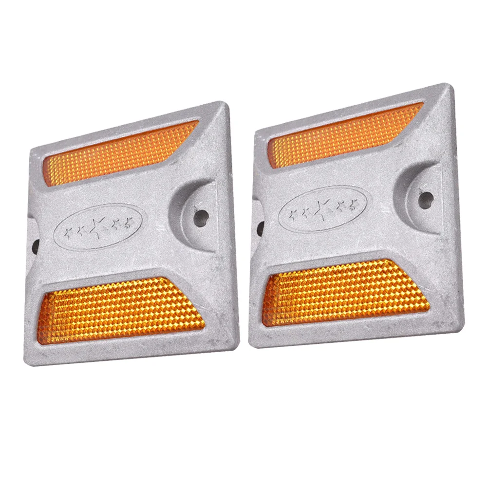 2 Pcs Reflective Casting Bike Reflector Driveway Marker Road Stud Markers Aluminum
2 Pcs Reflective Casting Bike Reflector Driveway Marker Road Stud Markers Aluminum