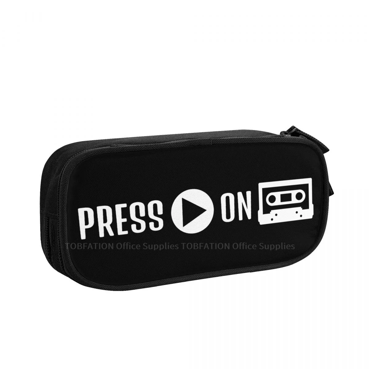 Playback Pencase Tape Pencil Bag Girls Boys School Storage Supplies Large Capacity Double Zipper
Playback Pencase Tape Pencil Bag Girls Boys School Storage Supplies Large Capacity Double Zipper