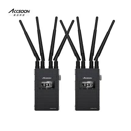 ACCSOON CineEye 2 Pro Wireless Transmission Monitor System 2.4Ghz/5Ghz Dual-Band 1080P 60fps Ultra Low Latency 350m for Gimbal
ACCSOON CineEye 2 Pro Wireless Transmission Monitor System 2.4Ghz/5Ghz Dual-Band 1080P 60fps Ultra Low Latency 350m for Gimbal