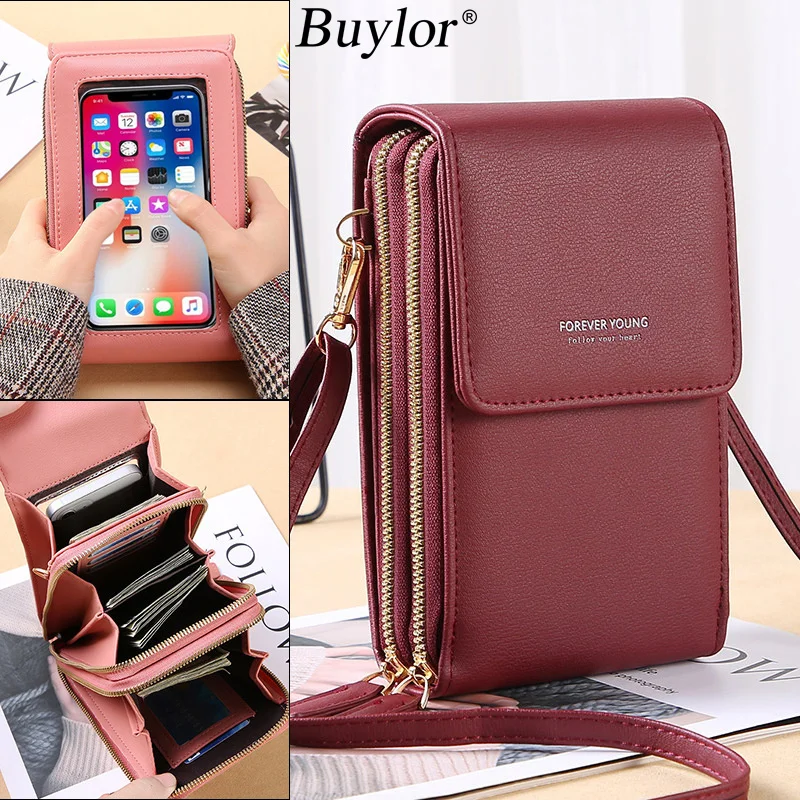 Touch Screen Cell Phone Bags of Women Soft Leather Wallets Women's Bag 2023 Handbags Female Crossbody Strap Shoulder Bag
Touch Screen Cell Phone Bags of Women Soft Leather Wallets Women's Bag 2023 Handbags Female Crossbody Strap Shoulder Bag