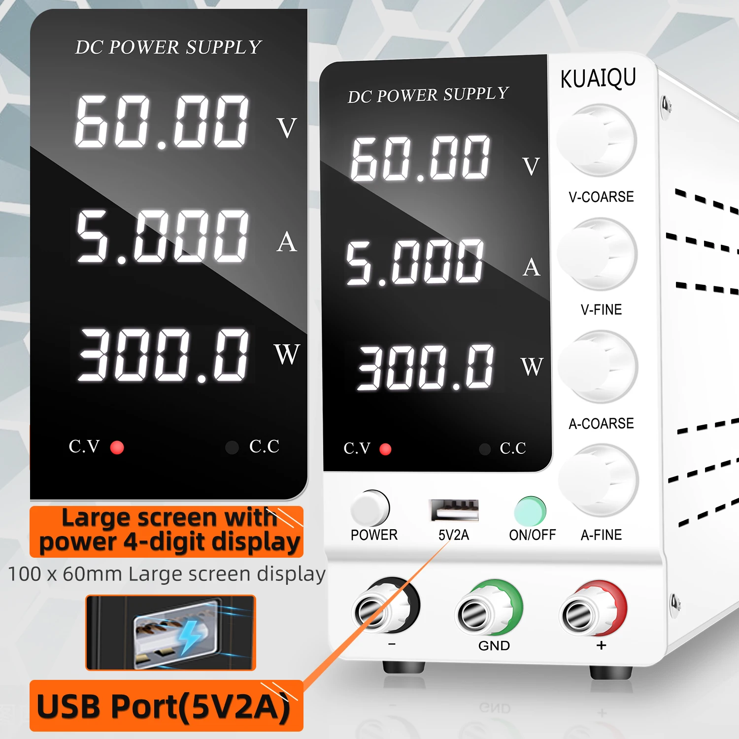 Regulated Laboratory Switching Dc Power Supply Adjustable 60V 5A 120V3A Voltage Regulator Ac Dc Converter For Phone Repair
Regulated Laboratory Switching Dc Power Supply Adjustable 60V 5A 120V3A Voltage Regulator Ac Dc Converter For Phone Repair