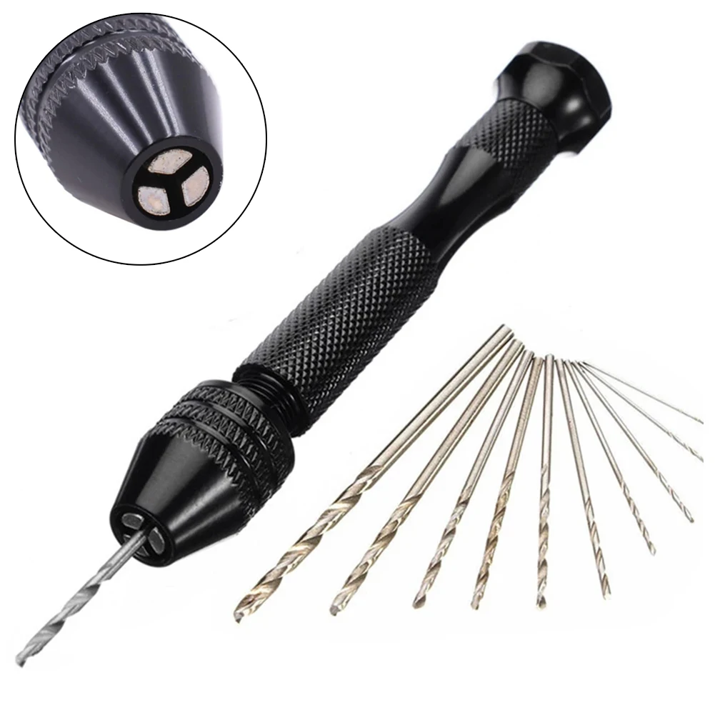 Rotary Tool Mini Manual Twist Drill Bit Aluminum Alloy 0.3-3.4mm Hand Drill For Wood Diamond Linden Horn Rubber Models Tool Part
Rotary Tool Mini Manual Twist Drill Bit Aluminum Alloy 0.3-3.4mm Hand Drill For Wood Diamond Linden Horn Rubber Models Tool Part