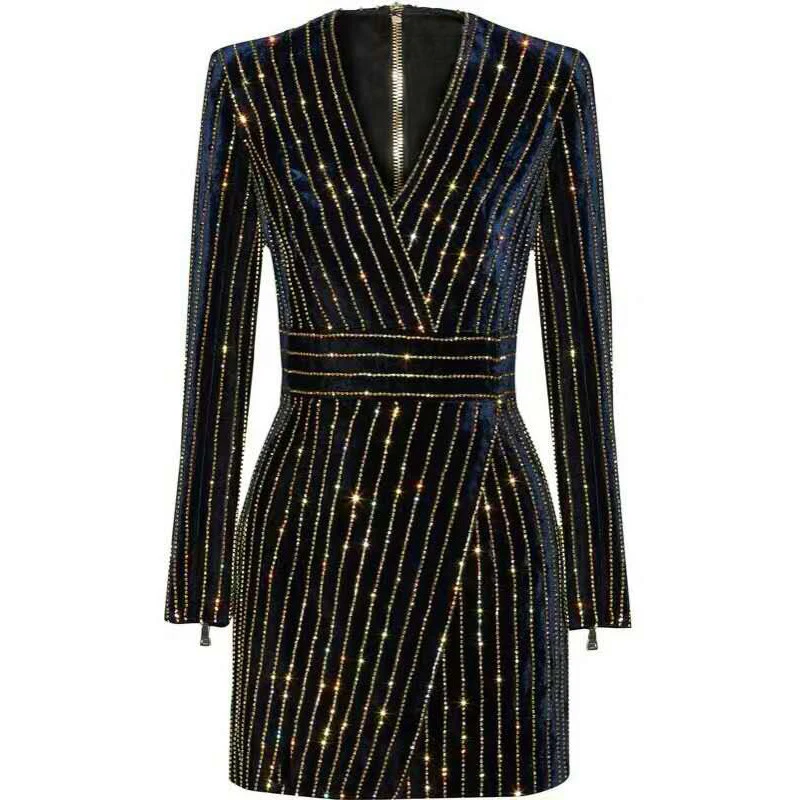 HAGEOFLY Women Bling Bling Long Sleeve Dress Black V-Neck Full Sleeve Women Casual Office Dress Party Dress Brazil Vestidos XXL
HAGEOFLY Women Bling Bling Long Sleeve Dress Black V-Neck Full Sleeve Women Casual Office Dress Party Dress Brazil Vestidos XXL
