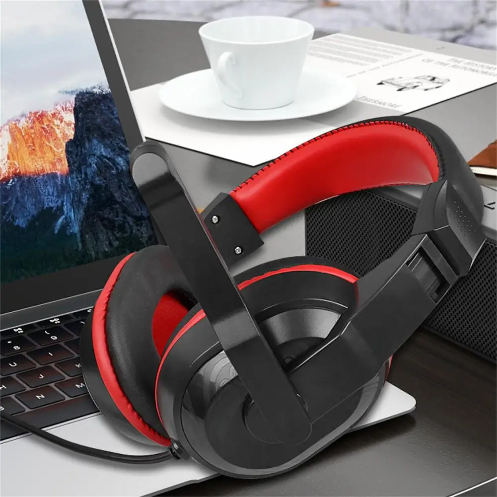 Gaming Headset With Microphone Stereo Sound Soft Earmuff Wired Headphone For Computer Laptops Smartphones
Gaming Headset With Microphone Stereo Sound Soft Earmuff Wired Headphone For Computer Laptops Smartphones