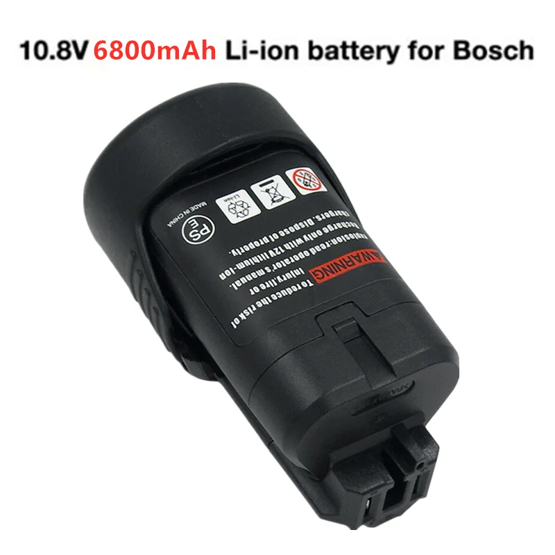 Перезаряжаемая литиевая батарея для Bosch, литиевая батарея 12 В/10,8 В, 6800 мАч, BAT411, BAT411A, BAT412, BAT412A, BAT413, BAT413
Перезаряжаемая литиевая батарея для Bosch, литиевая батарея 12 В/10,8 В, 6800 мАч, BAT411, BAT411A, BAT412, BAT412A, BAT413, BAT413