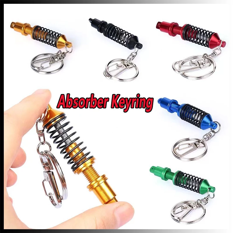 1pcs Spring Car Tuning Part Shock Absorber Keyring Adjustable Alloy Car Interior Suspension Keychain Coilover Universal
1pcs Spring Car Tuning Part Shock Absorber Keyring Adjustable Alloy Car Interior Suspension Keychain Coilover Universal