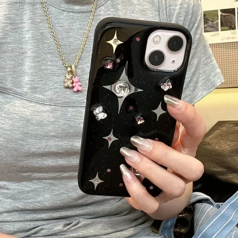 Модный черный чехол Y2k для Iphone с изображением звезд, 14, 12, 13, Mini 11 Pro Max, мягкий чехол в Корейском стиле, шикарный чехол для Iphone 6, 7, 8plus, чехол
Модный черный чехол Y2k для Iphone с изображением звезд, 14, 12, 13, Mini 11 Pro Max, мягкий чехол в Корейском стиле, шикарный чехол для Iphone 6, 7, 8plus, чехол