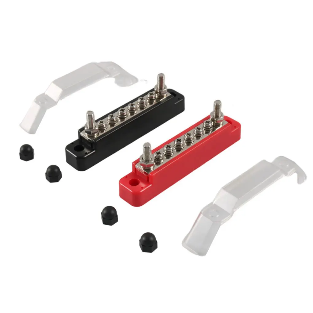1 Pair Car Boat Busbar Block Terminal DC48V Dynamical Power Distribution Bus Bar Automotive Repair Maintenance Spare
1 Pair Car Boat Busbar Block Terminal DC48V Dynamical Power Distribution Bus Bar Automotive Repair Maintenance Spare