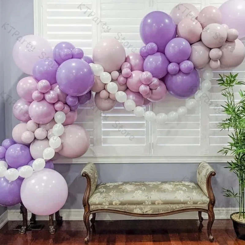 Matte Lilac Balloons Garland Arch Kit Baby Shower Birthday Party Decoration Maca Purple Balon For Anniversary Background Decor 
Matte Lilac Balloons Garland Arch Kit Baby Shower Birthday Party Decoration Maca Purple Balon For Anniversary Background Decor