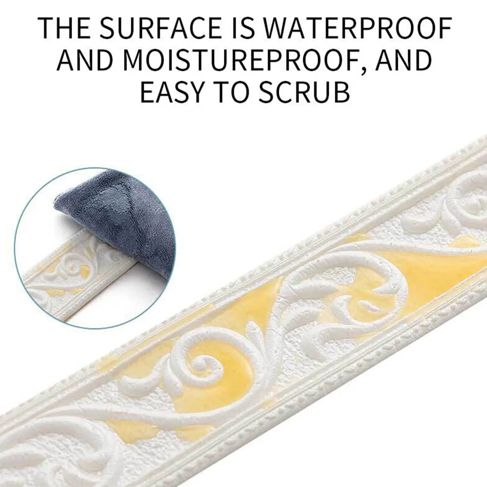 Sticker Wall Trim Line 3D Foam Molding Trim 3D Tiles DIY Sticker Border Decoration Gold Skirting Skirting Border
Sticker Wall Trim Line 3D Foam Molding Trim 3D Tiles DIY Sticker Border Decoration Gold Skirting Skirting Border