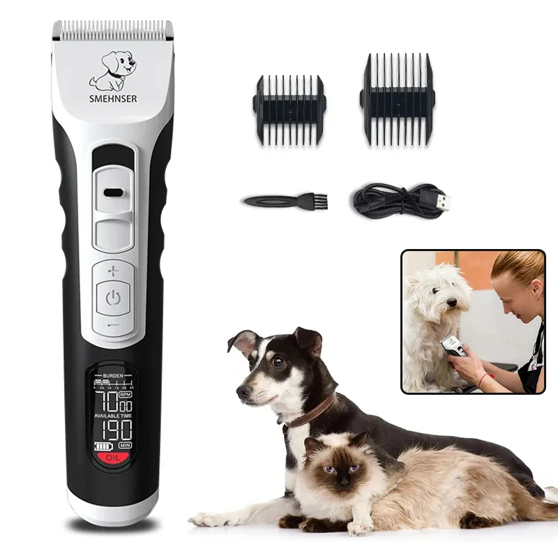 Professional Dog Clipper Wireless Dog Cat Hair Trimmer Pet Hair Cutter Dog Grooming Equipment for Small Large Animal Puppy
Professional Dog Clipper Wireless Dog Cat Hair Trimmer Pet Hair Cutter Dog Grooming Equipment for Small Large Animal Puppy