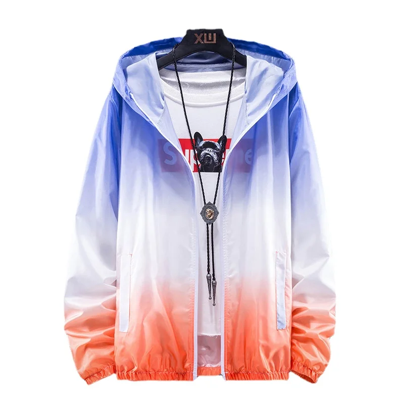 Summer Gradient Color Blocking Sunscreen Clothes Breathable Couple Skin Clothes Cycling Fishing Sunscreen Jacket
Summer Gradient Color Blocking Sunscreen Clothes Breathable Couple Skin Clothes Cycling Fishing Sunscreen Jacket