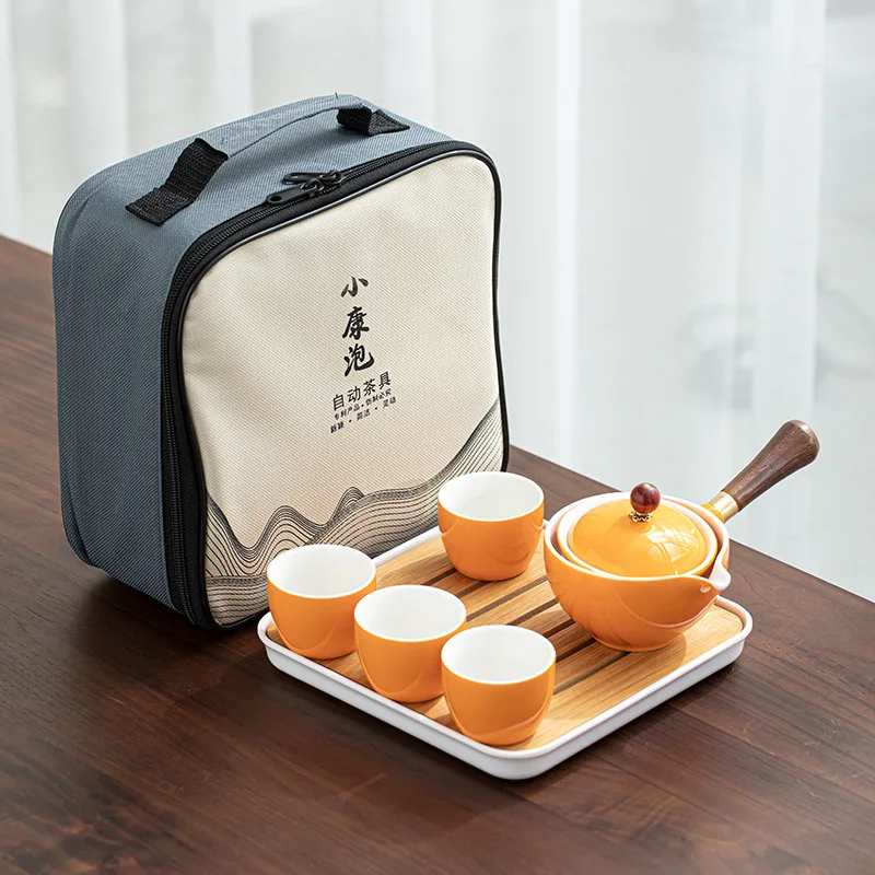 Ceramic Kungfu Tea Set Portable Flower Exquisite Chinese Gongfu Kung Fu Tea Set with Teapot Tea Pot Saucer and Travel Bag
Ceramic Kungfu Tea Set Portable Flower Exquisite Chinese Gongfu Kung Fu Tea Set with Teapot Tea Pot Saucer and Travel Bag