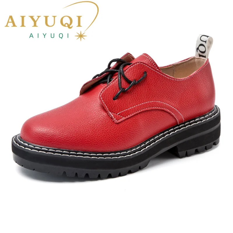 New Oxford Shoes Women Genuine Leather 2023 New Spring British Style White Brogue Shoes Women Lace Up Round Shoes Ladies
New Oxford Shoes Women Genuine Leather 2023 New Spring British Style White Brogue Shoes Women Lace Up Round Shoes Ladies