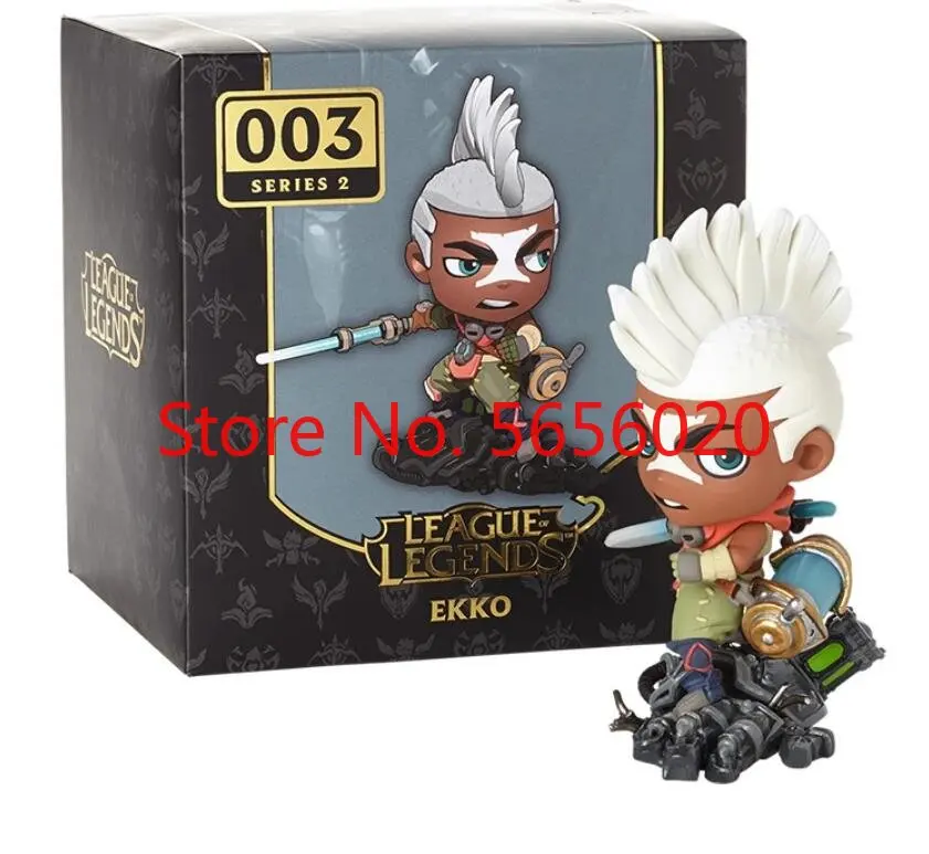 Оригинальные фигурки персонажей аниме «Лига Легенд» Ekko Time Boy, игрушки, мультяшная игра, набор для гаража, Подвижная кукла, модель с орнаменто...
Оригинальные фигурки персонажей аниме «Лига Легенд» Ekko Time Boy, игрушки, мультяшная игра, набор для гаража, Подвижная кукла, модель с орнаменто...