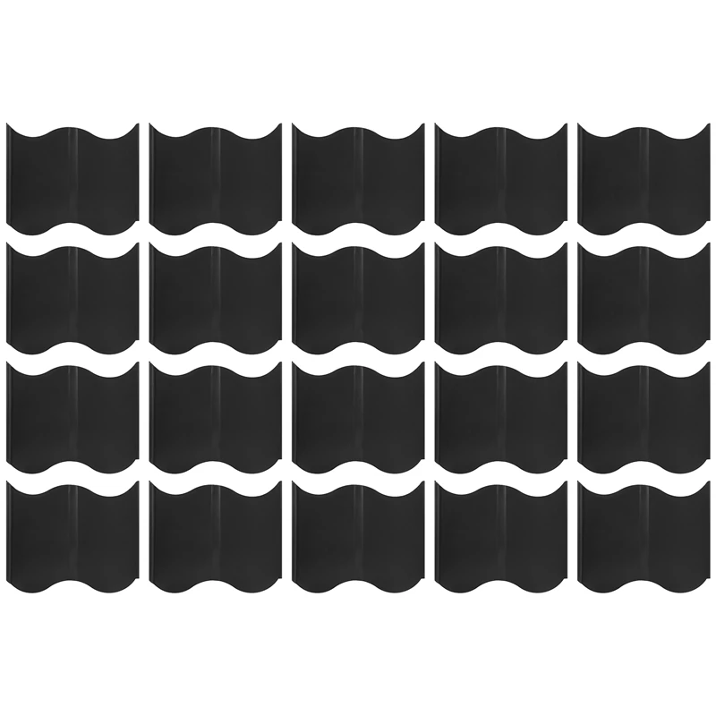 Garden Lawn Edging - 20 Pack Landscape Border Flexible Interlocking Edging Plastic Palisade Fence DIY Decorative
Garden Lawn Edging - 20 Pack Landscape Border Flexible Interlocking Edging Plastic Palisade Fence DIY Decorative