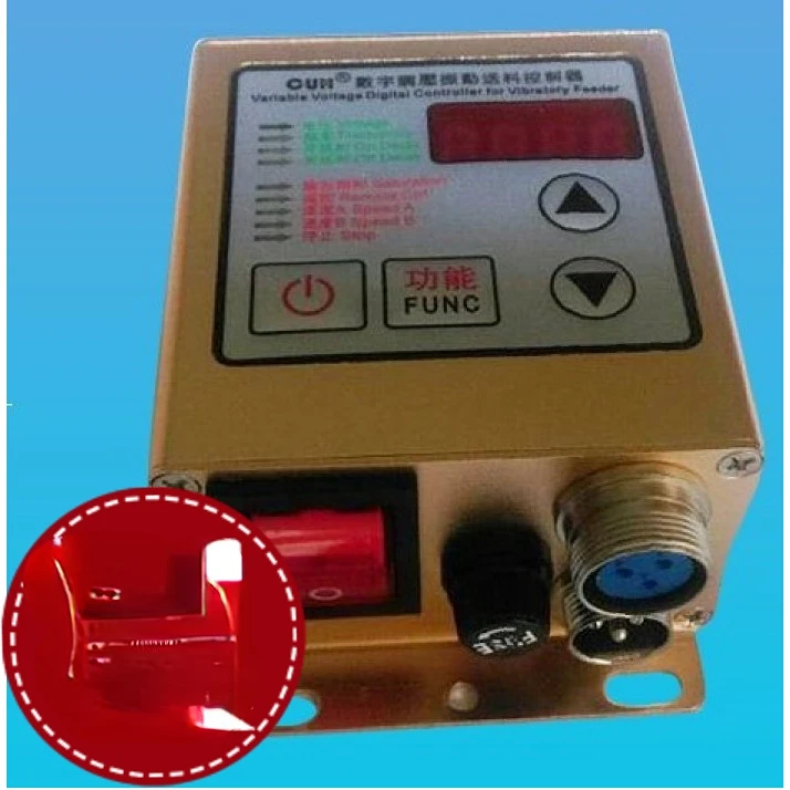220V digital pressure regulating vibrating feeding controller PRS-SDVC20-S/22S vibrating disc governor
220V digital pressure regulating vibrating feeding controller PRS-SDVC20-S/22S vibrating disc governor