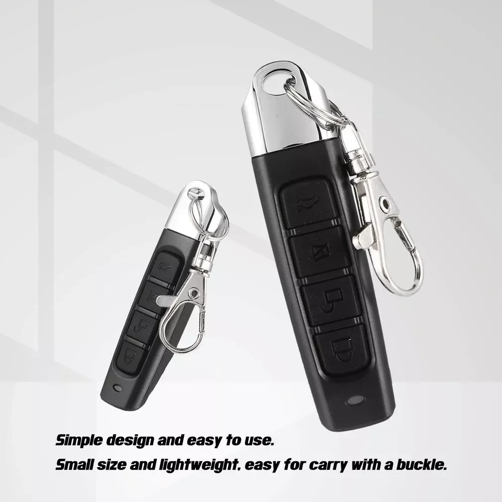 433MHZ Remote Control Garage Gate Door Opener Remote Control Duplicator Clone Cloning Code Car Key
433MHZ Remote Control Garage Gate Door Opener Remote Control Duplicator Clone Cloning Code Car Key