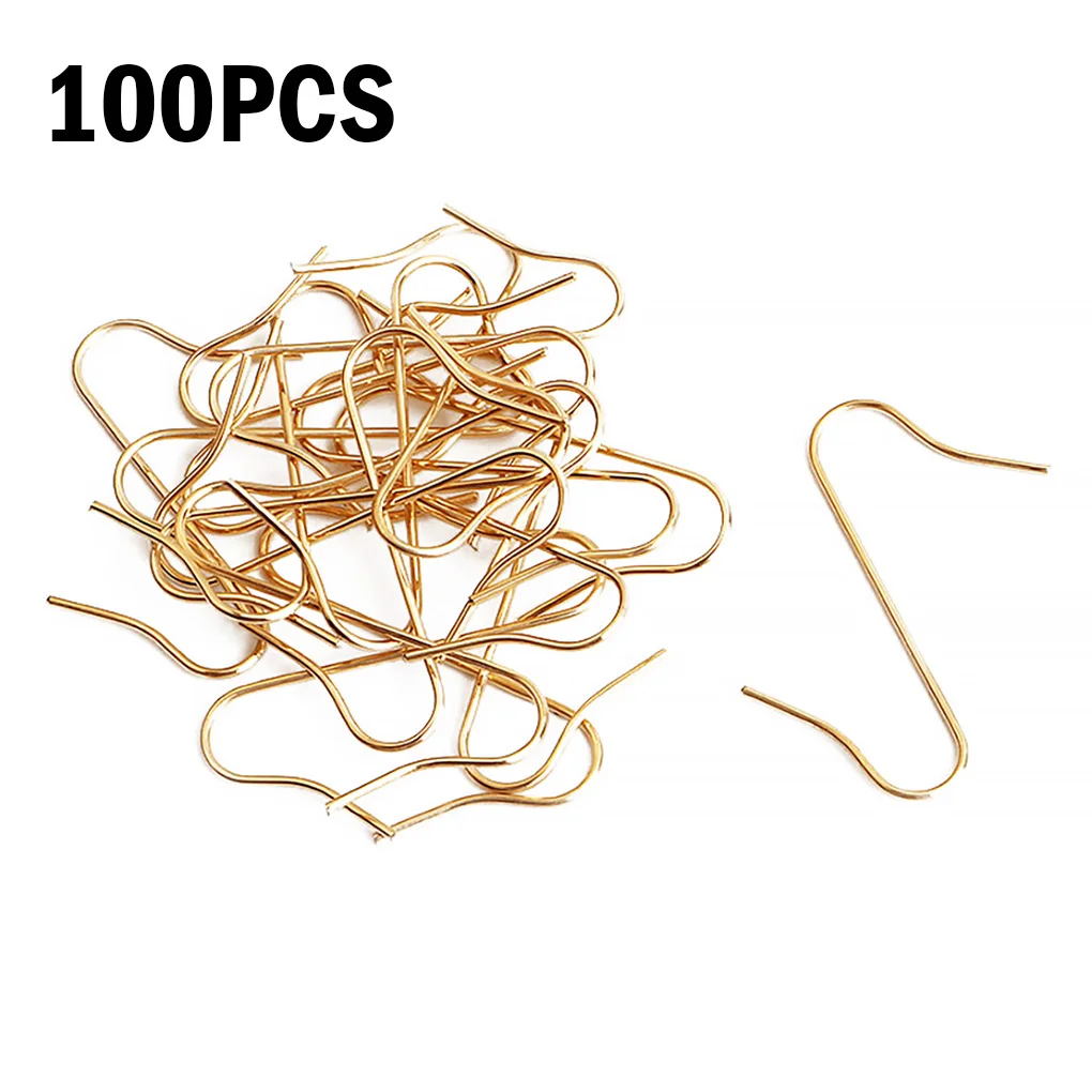 100PCS Metal Ornament Hooks S-shaped Swirl Hanger Christmas Tree Decoration Accessories
100PCS Metal Ornament Hooks S-shaped Swirl Hanger Christmas Tree Decoration Accessories
