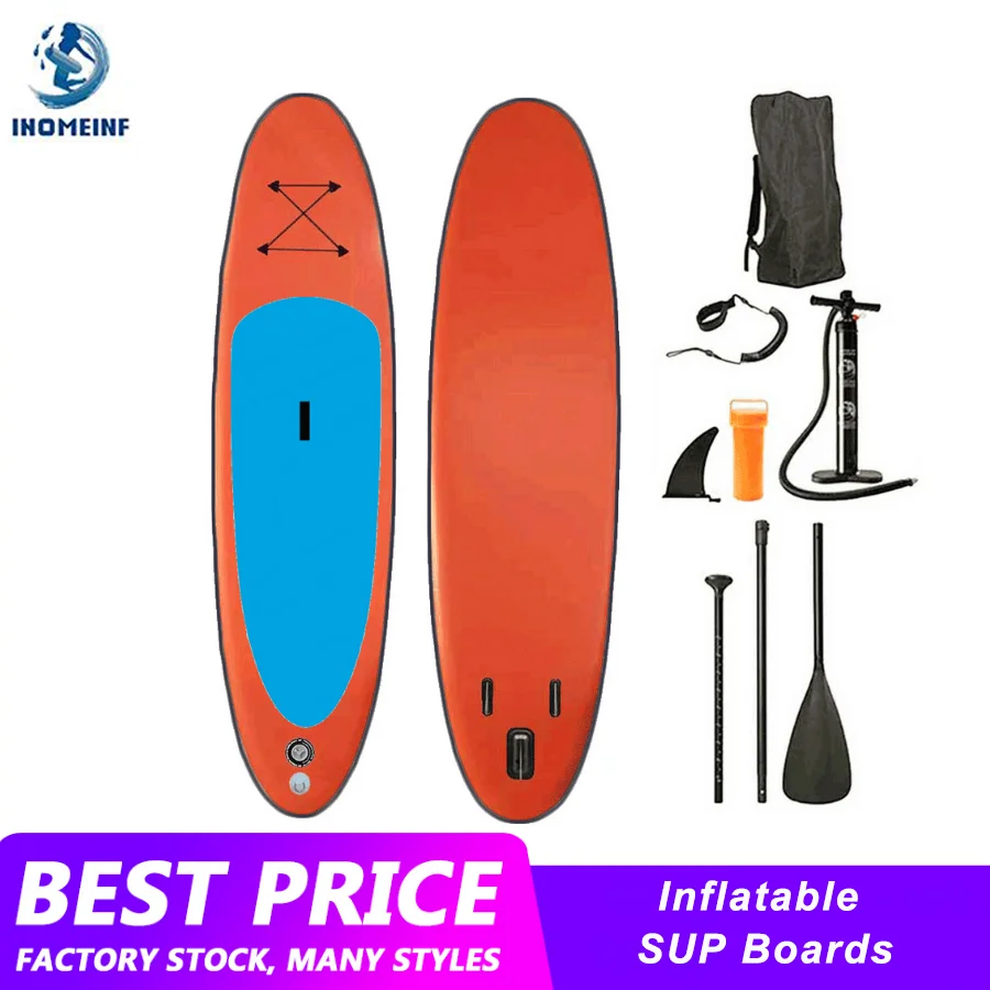 Inflatable 10'×30"×6" SUP Boards Set Water Sport Surfing ISUP Stand Paddle with Paddle High-pressure Pump,Backpack, Leash Bag
Inflatable 10'×30"×6" SUP Boards Set Water Sport Surfing ISUP Stand Paddle with Paddle High-pressure Pump,Backpack, Leash Bag