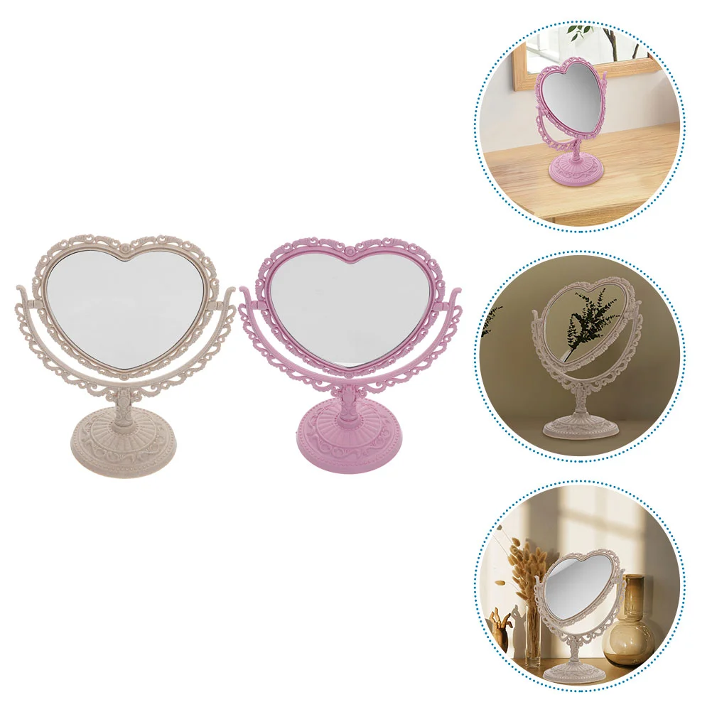 Mirror Table Decor Multifunctional Household Shaped Heart Tabletop Adorn Home Dressing Room Gothic Rotatable Vanity Desktop
Mirror Table Decor Multifunctional Household Shaped Heart Tabletop Adorn Home Dressing Room Gothic Rotatable Vanity Desktop
