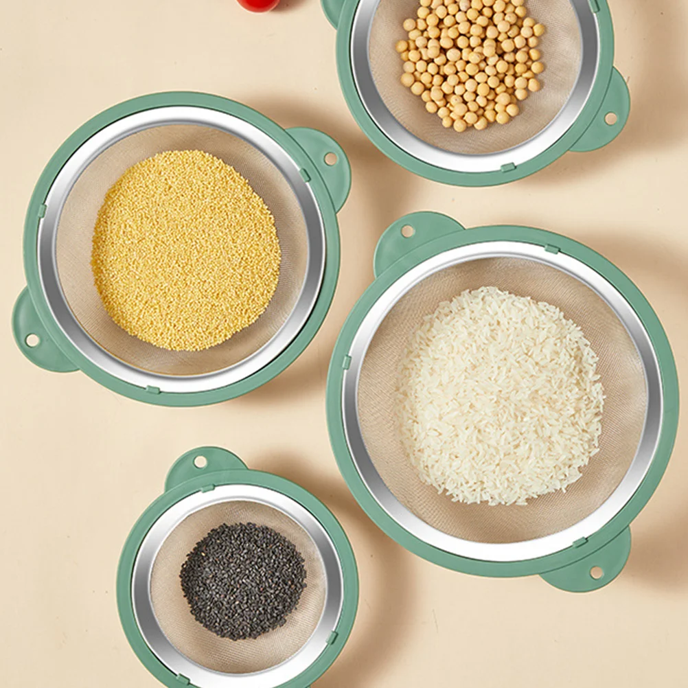Stainless Steel Mesh Colander Strainer Basket Drainer Soybean Milk Fine Mesh Strainer
Stainless Steel Mesh Colander Strainer Basket Drainer Soybean Milk Fine Mesh Strainer