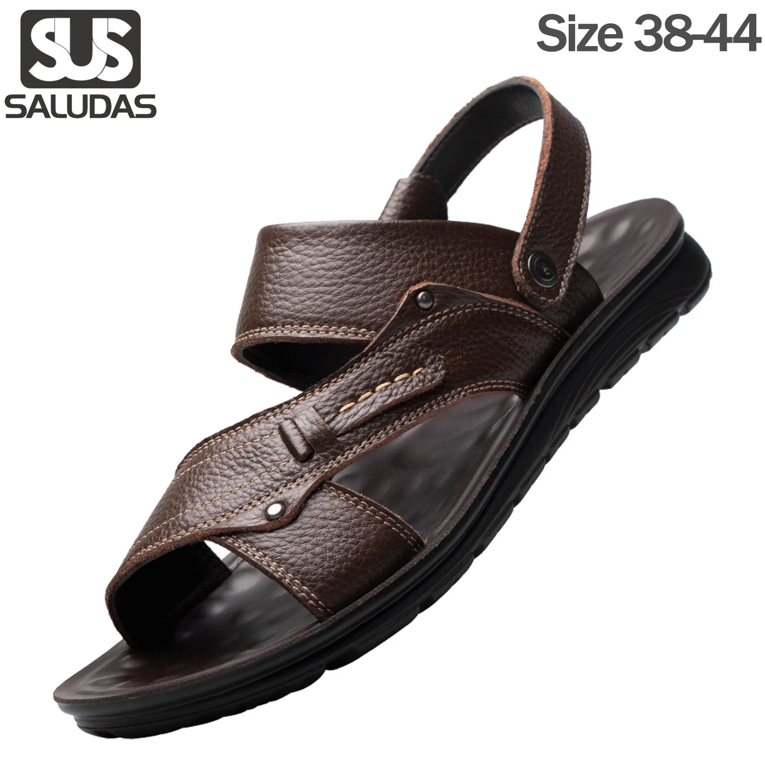 SALUDAS Men Sport Sandals Outdoor Hiking Sandals Closed Toe Leather Athletic Lightweight Trail Walking Casual Sandals Water Shoe
SALUDAS Men Sport Sandals Outdoor Hiking Sandals Closed Toe Leather Athletic Lightweight Trail Walking Casual Sandals Water Shoe