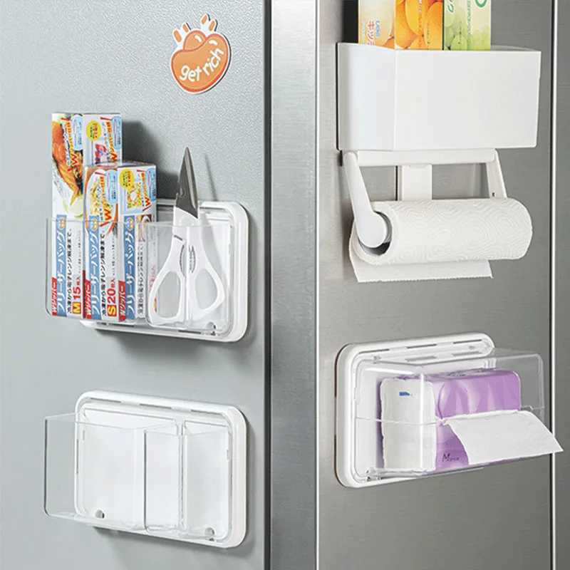 New Style Magnetic Absorption Storage Box Refrigerator Side Shelf Magnet Punch Free Wall-mounted Kitchen Bathroom Tissue Boxes
New Style Magnetic Absorption Storage Box Refrigerator Side Shelf Magnet Punch Free Wall-mounted Kitchen Bathroom Tissue Boxes